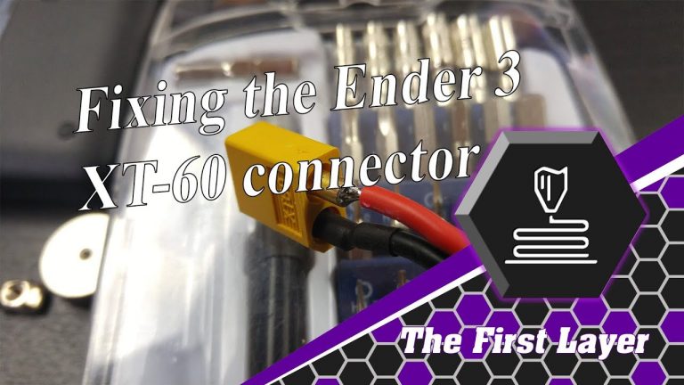 How to repair your XT-60 connector on the Ender 3